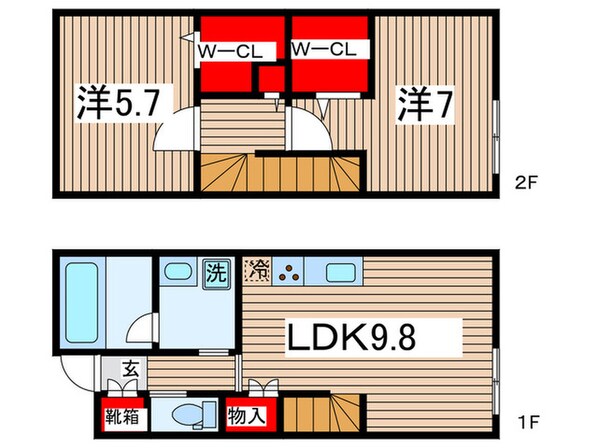 Caloreの物件間取画像